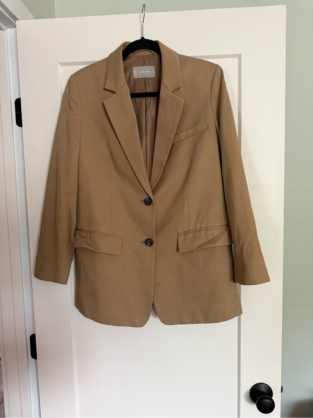 Everlane Tan Single-Breasted Women's Blazer